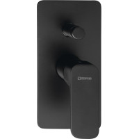Sapho SPY podomítková sprchová baterie, 2 výstupy, černá mat PY42/15