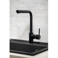 Sapho INOVA stojánková dřezová baterie, černá RH125B