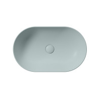 GSI PURA keramické umyvadlo na desku 60x37cm, ghiaccio mat 883415