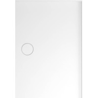 Polysan MIRAI sprchová vanička z litého mramoru, obdélník 90x80x1, 8cm, pravá, bílá 73168