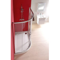 Gelco RIVA sprchová vanička z litého mramoru, čtvrtkruh 120x90cm, pravá GR12090R