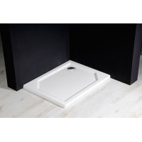 Gelco SARA sprchová vanička z litého mramoru, obdélník 90x80cm, hladká HS8090