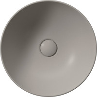 GSI NUBES keramické umyvadlo na desku průměr 40cm, tortora mat 903905