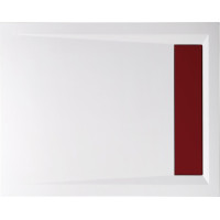 Polysan VARESA sprchová vanička z litého mramoru se záklopem, obdélník 110x90cm, bílá 72938