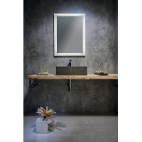 Sapho FORMIGO betonové umyvadlo na desku, 47, 5x36, 5cm, antracit FG116