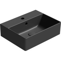 GSI KUBE X keramické umyvadlo 45x35cm, černá mat 9485126