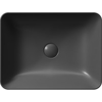 GSI SAND/NUBES keramické umyvadlo na desku 50x38cm, černá mat 903726