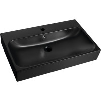 Sapho TORIDI keramické umyvadlo 76x46, 5cm, černá mat TU0226B