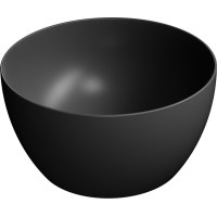 GSI PURA keramické umyvadlo na desku, průměr 42cm, černá mat 885226