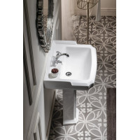 Aqualine ANTIK keramické umyvadlo, 58x47 cm, bílá AK102
