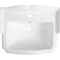 Aqualine ANTIK keramické umyvadlo, 58x47 cm, bílá AK102