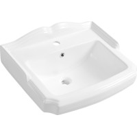 Aqualine ANTIK keramické umyvadlo, 58x47 cm, bílá AK102