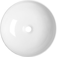 Sapho RONDANE keramické umyvadlo na desku Ø 41 cm, bílá AR435