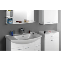 Aqualine ZERO 86 keramické umyvadlo nábytkové 86x50cm, bílá 6085