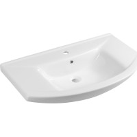 Aqualine ZERO 86 keramické umyvadlo nábytkové 86x50cm, bílá 6085