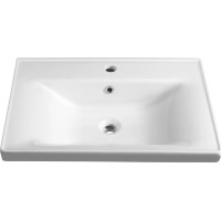 Aqualine SAVA 65 keramické umyvadlo nábytkové 65x46cm, bílá 2065