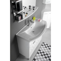 Aqualine ZERO 86 keramické umyvadlo nábytkové 86x50cm, bílá 6085