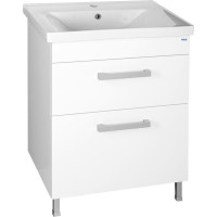 Aqualine SAVA 65 keramické umyvadlo nábytkové 65x46cm, bílá 2065