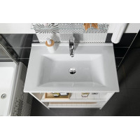 Aqualine ZUNO 75 keramické umyvadlo nábytkové 75x45cm, bílá 9075