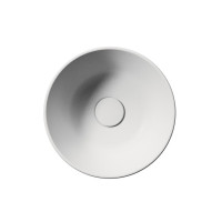 GSI KUBE X keramické umyvadlo na desku, průměr 32cm, bílá mat 943509