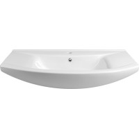 Aqualine ZERO 86 keramické umyvadlo nábytkové 86x50cm, bílá 6085
