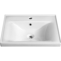 Aqualine SAVA 55 keramické umyvadlo nábytkové 55x46cm, bílá 2055