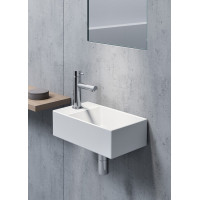 GSI KUBE X keramické umývátko 40x23cm, pravé/levé, bílá ExtraGlaze 9484111