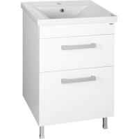 Aqualine SAVA 55 keramické umyvadlo nábytkové 55x46cm, bílá 2055