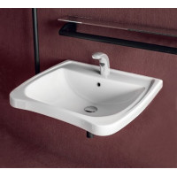 Sapho HANDICAP keramické umyvadlo pro handicapované 60x55cm, bílá 5160