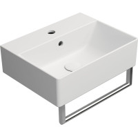 GSI KUBE X keramické umyvadlo 45x35cm, broušená spodní hrana, bílá mat 94859109