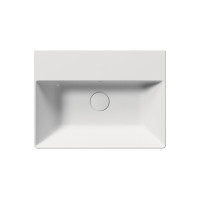 GSI KUBE X keramické umyvadlo 50x37cm, bez otvoru, bílá mat 9447009