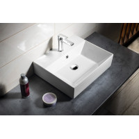 Isvea SISTEMA keramické umyvadlo 50x42cm, bílá 10SF50051