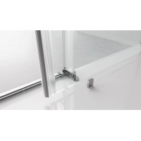 Polysan THRON LINE SQUARE sprchové dveře 1100 mm, hranaté pojezdy, čiré sklo TL5011-5002