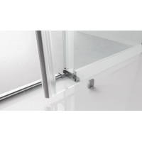 Polysan THRON LINE SQUARE sprchové dveře 1300 mm, hranaté pojezdy, čiré sklo TL5013-5002