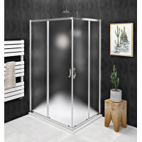 Gelco SIGMA SIMPLY obdélníkový sprchový kout 1000x800 mm, L/P varianta, rohový vstup, Brick sklo GS2410GS2480