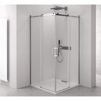 Polysan THRON LINE SQUARE obdélníkový sprchový kout 1200x1000mm, hranaté pojezdy, rohový vstup TL2210-5002