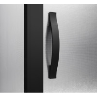 Gelco SIGMA SIMPLY BLACK čtvercový sprchový kout 900x900 mm, rohový vstup, Brick sklo GS2490B-02