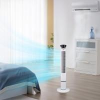 Sloupový ventilátor TOPLO - bílý