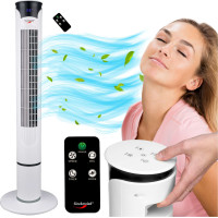 Sloupový ventilátor TOPLO - bílý
