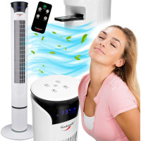 Sloupový ventilátor TOPLO - bílý
