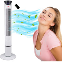Sloupový ventilátor TOPLO - bílý