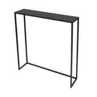 Konzolový stolek KENT - černý - kovový