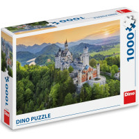DINO Puzzle Jarní Neuschwanstein 1000 dílků