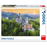 DINO Puzzle Jarní Neuschwanstein 1000 dílků