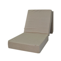 Rozkládací molitanová matrace ITAKA 195x65x15 cm - béžová