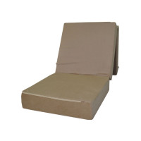 Rozkládací molitanová matrace ITAKA 195x65x15 cm - cappuccino