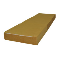 Rozkládací molitanová matrace ITAKA 195x65x15 cm - žlutá