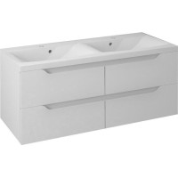 Sapho WAVE dvojumyvadlová skříňka 119, 7x50x47, 8cm, bílá WA120-3030