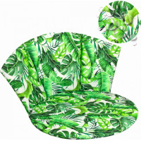 Voděodolný polštář do závěsného křesla LUNA BIZU 60x100 cm - Jungle - zelený