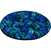 Oboustranný voděodolný sedací polštář do závěsného křesla 130 cm- Blue Passion/černý